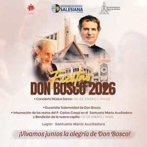 Afiche de Arte, Cultura y Fe: Celebramos a Don Bosco